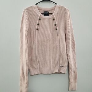 Abercrombie & Fitch Pink Crew Neck Sweater
